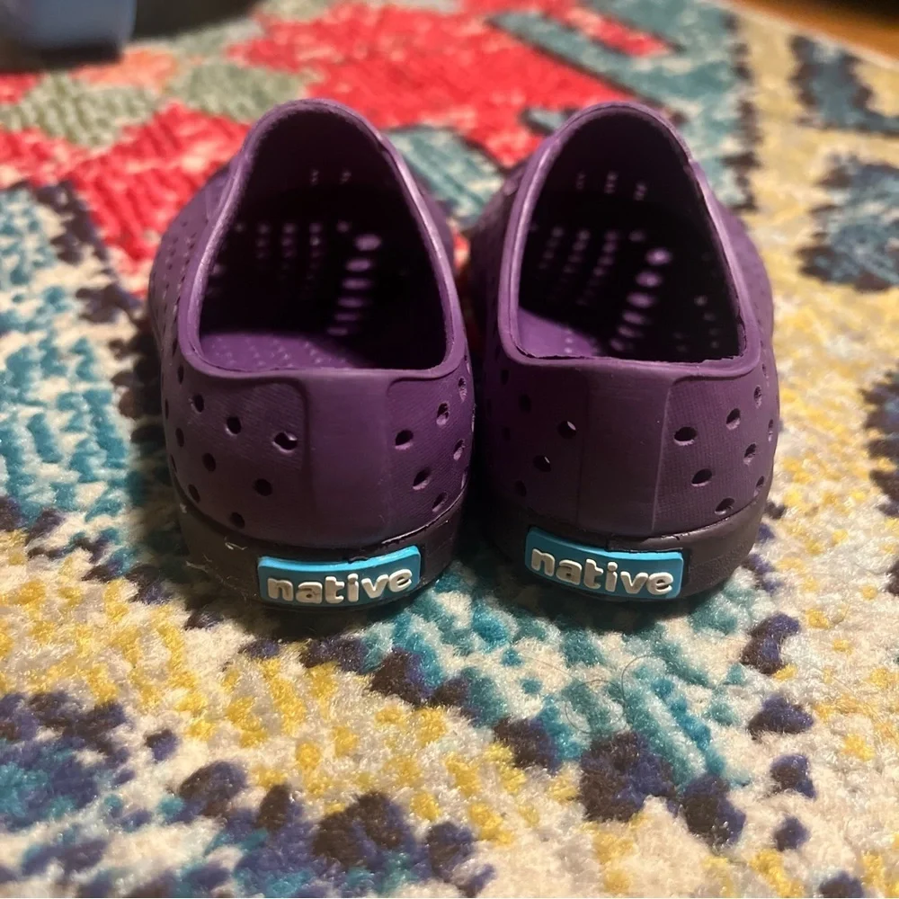 Native Shoes Kids Purple Slip-On Water Shoes